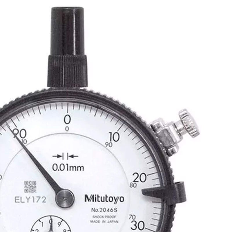 Mitutoyo 2046S, 0.01mm X 10mm Dial Indicator, 0-100, Lug Back, Series 2, 8mm Stem - Image 3